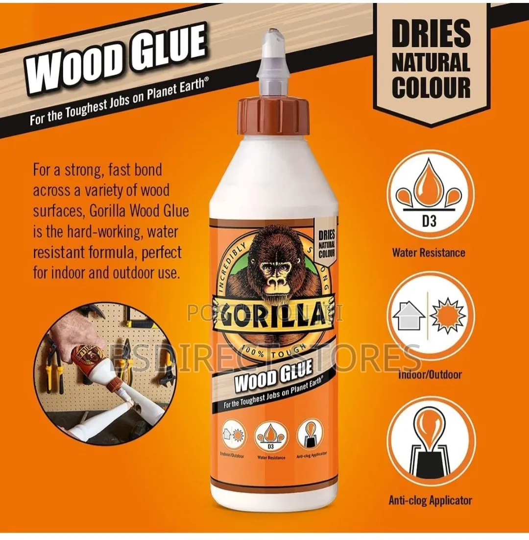 GORILLA WOOD GLUE 236ML Super Tough PVA for Wood (Water Resistant)