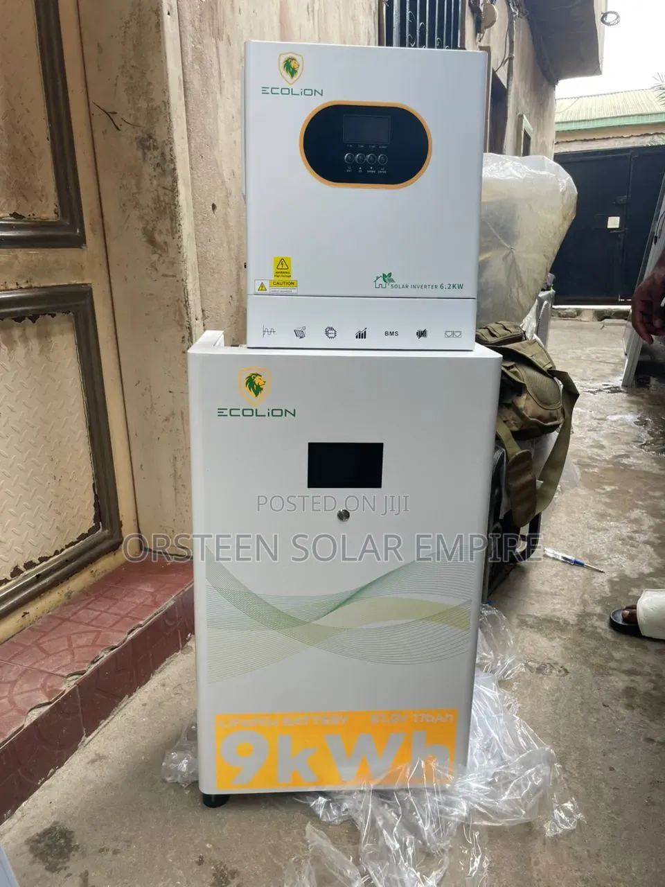 Ecolion 6.2kva and 9kwh Lithium Battery