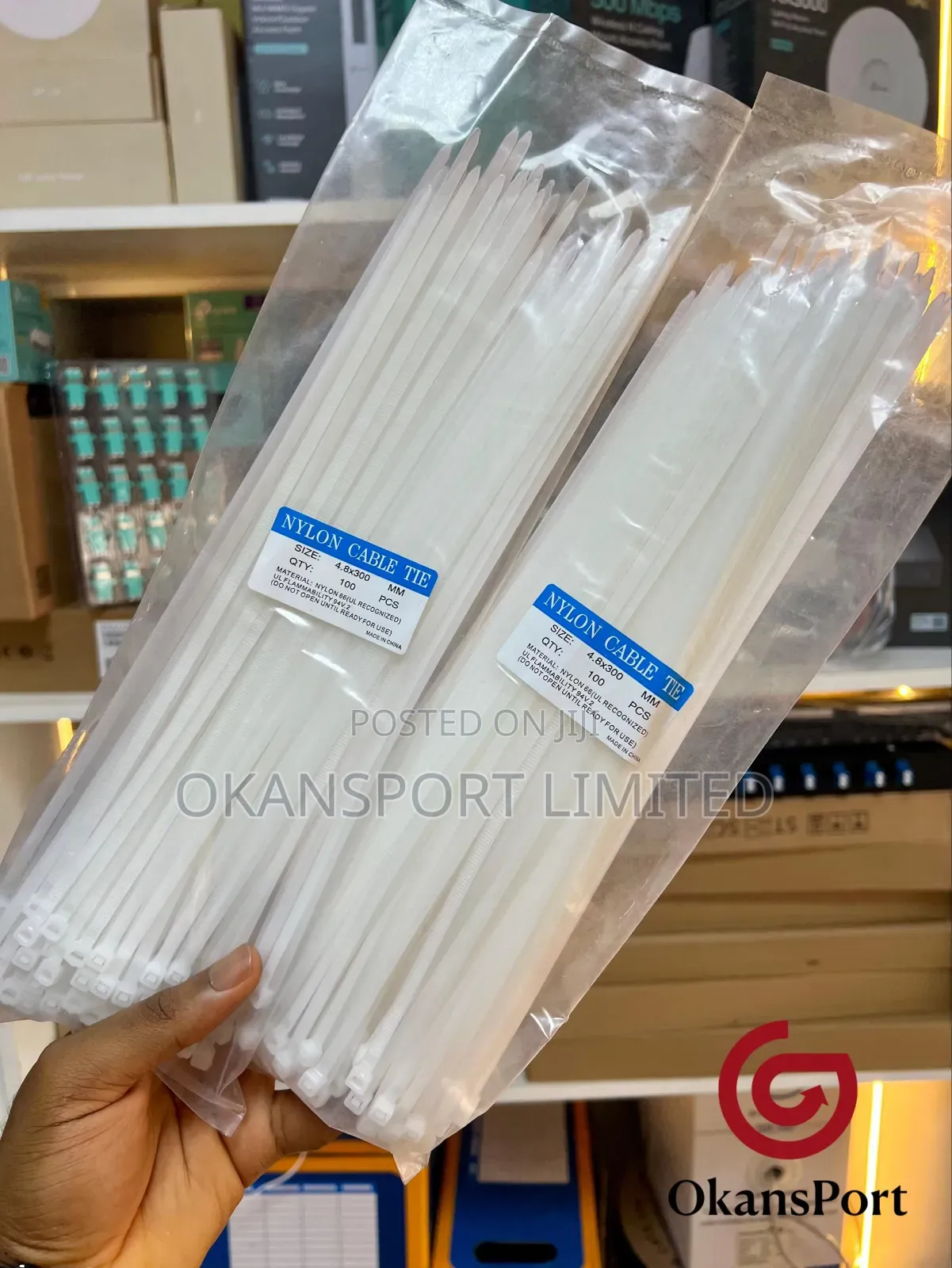 Cable Tie Nylon Zip Ties 250mm 300mm 500mm Heavy Duty Cable Management