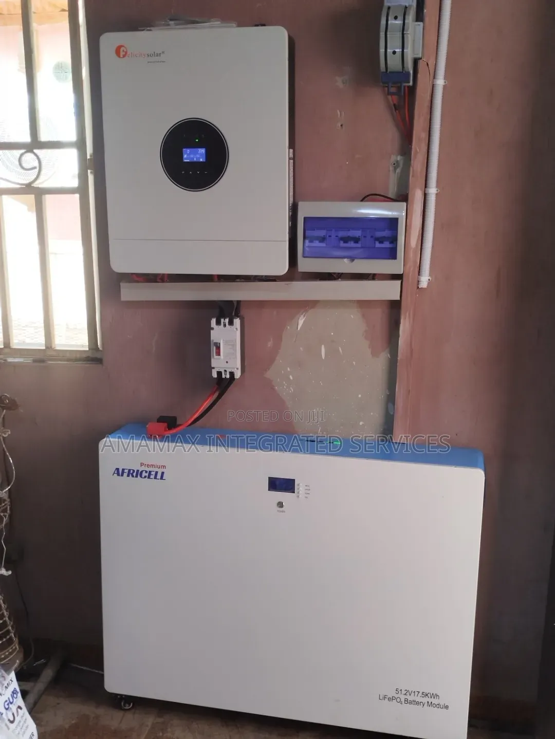 12KVA Solar Power System With 17.5KWh Lithium Battery & 14×550W Panels