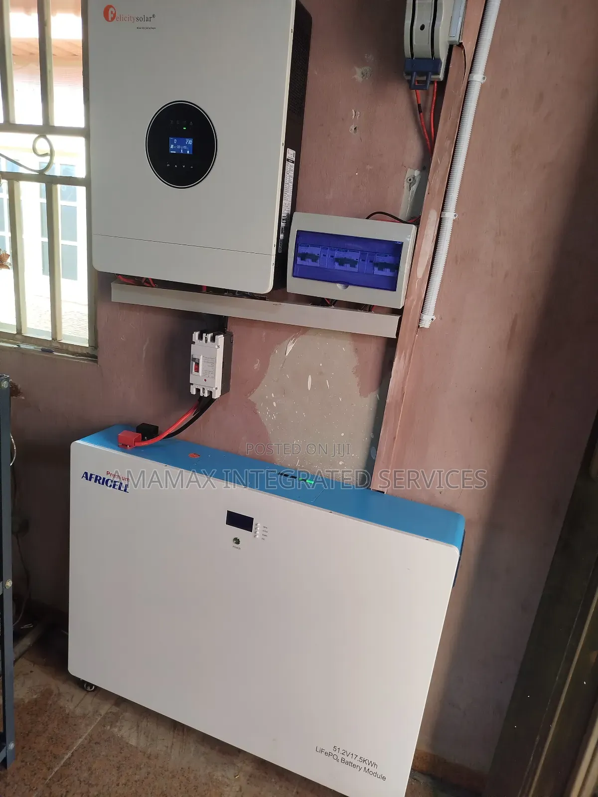 12KVA Solar Power System With 17.5KWh Lithium Battery & 14×550W Panels