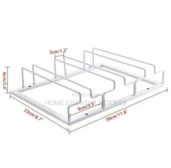 Under Cabinet Crystal Glass Holder - Stainless Steel Glass Cups Holder
