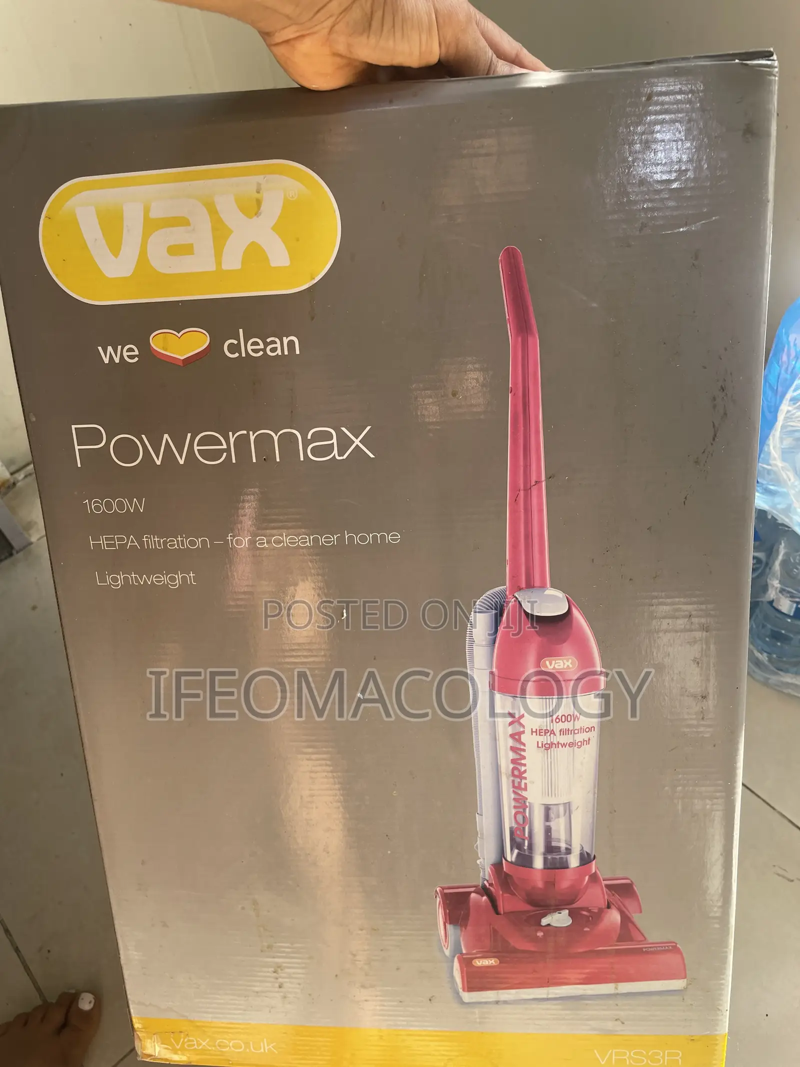 Brand New VAX Powermax 1600W Upright Vacuum Cleaner, Unused