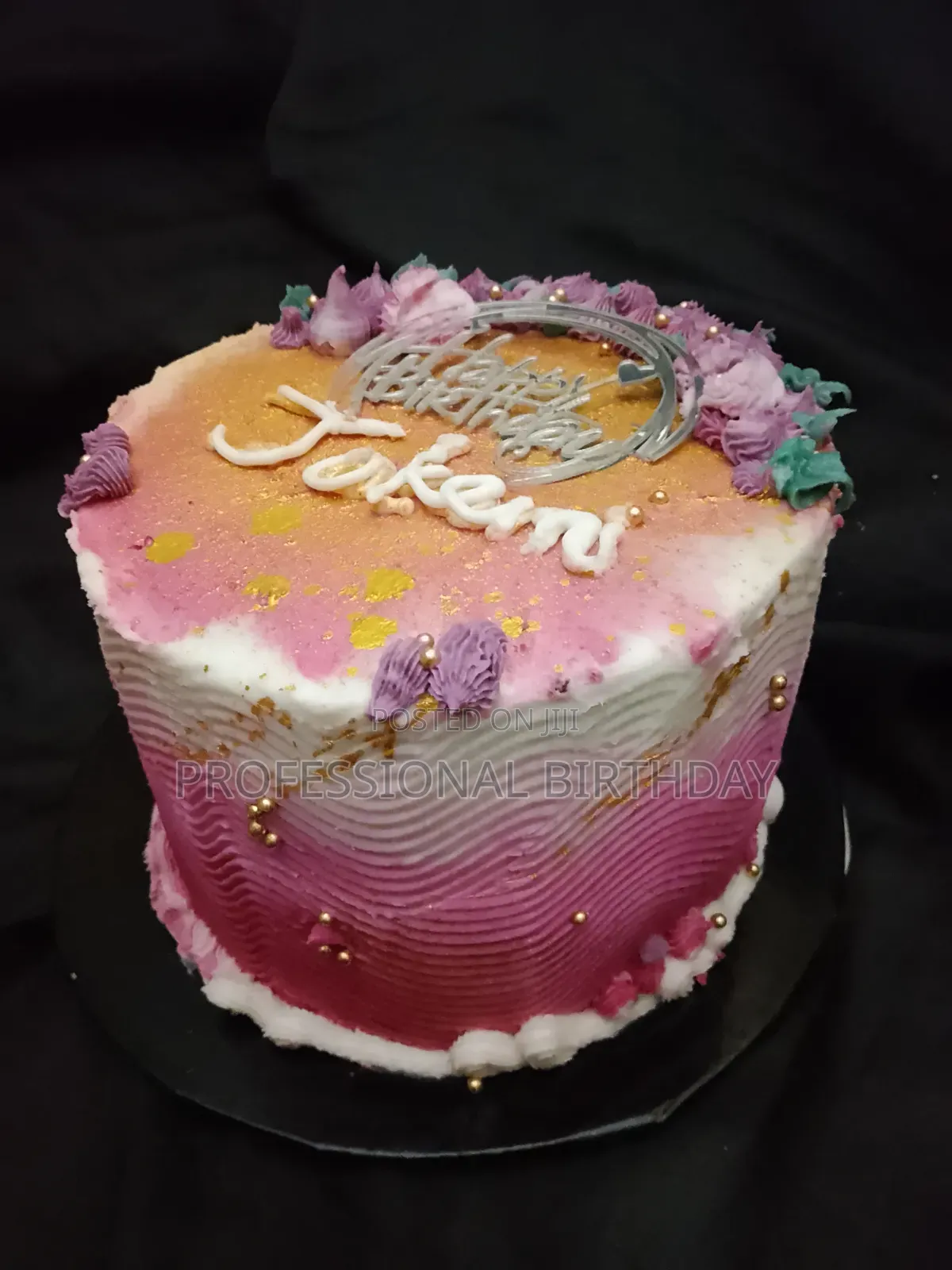 Lagos Pink Birthday Cake, Cake for Woman, Wife, Mother, Sister