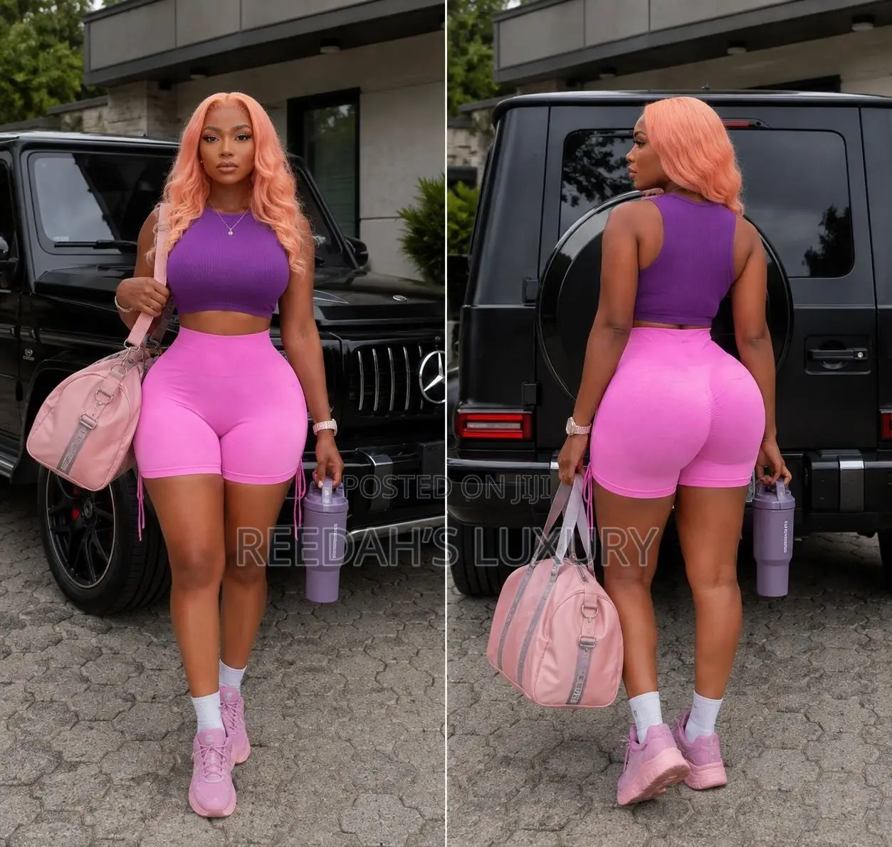 Ombré Active Crop Set
