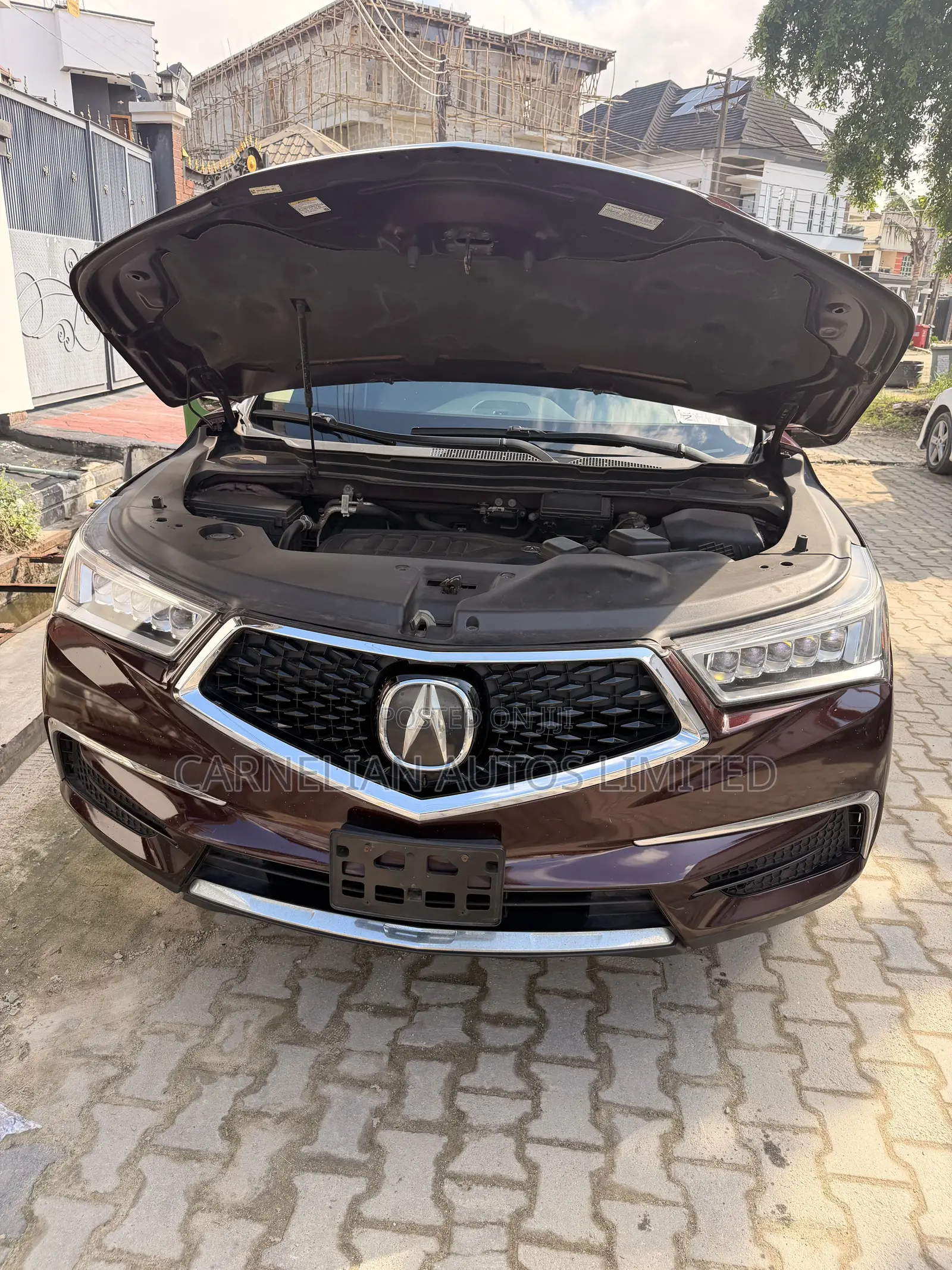 Acura MDX w/Technology & Ent. Pkgs SH-AWD 2017 Burgundy