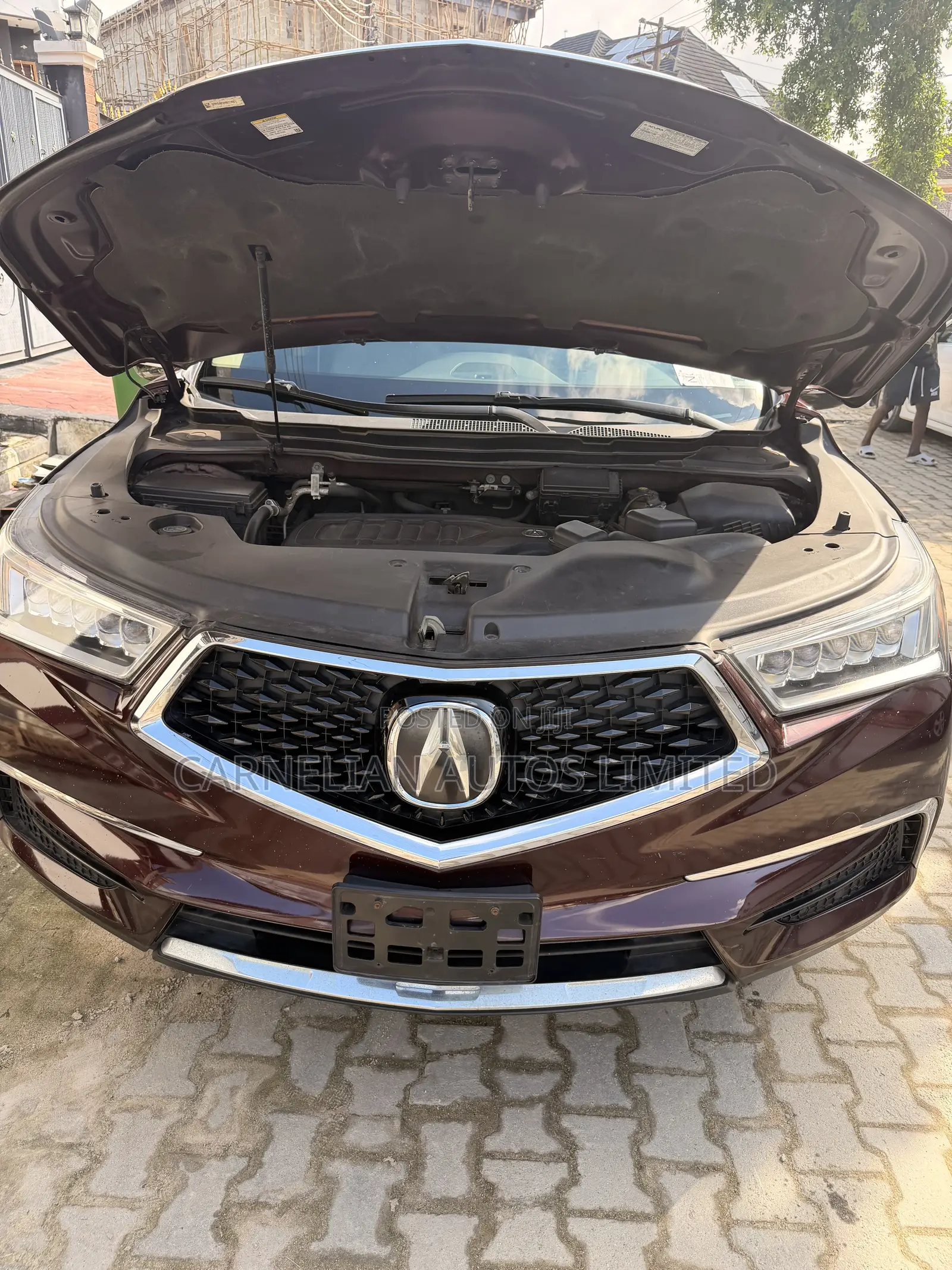 Acura MDX w/Technology & Ent. Pkgs SH-AWD 2017 Burgundy