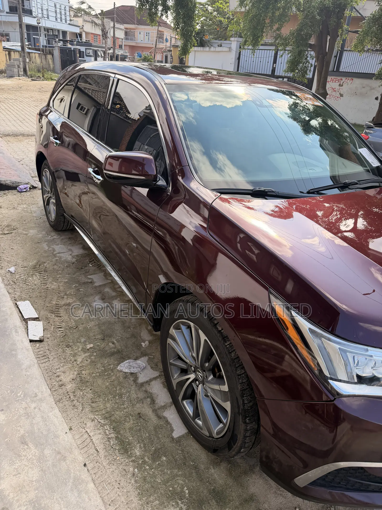 Acura MDX w/Technology & Ent. Pkgs SH-AWD 2017 Burgundy