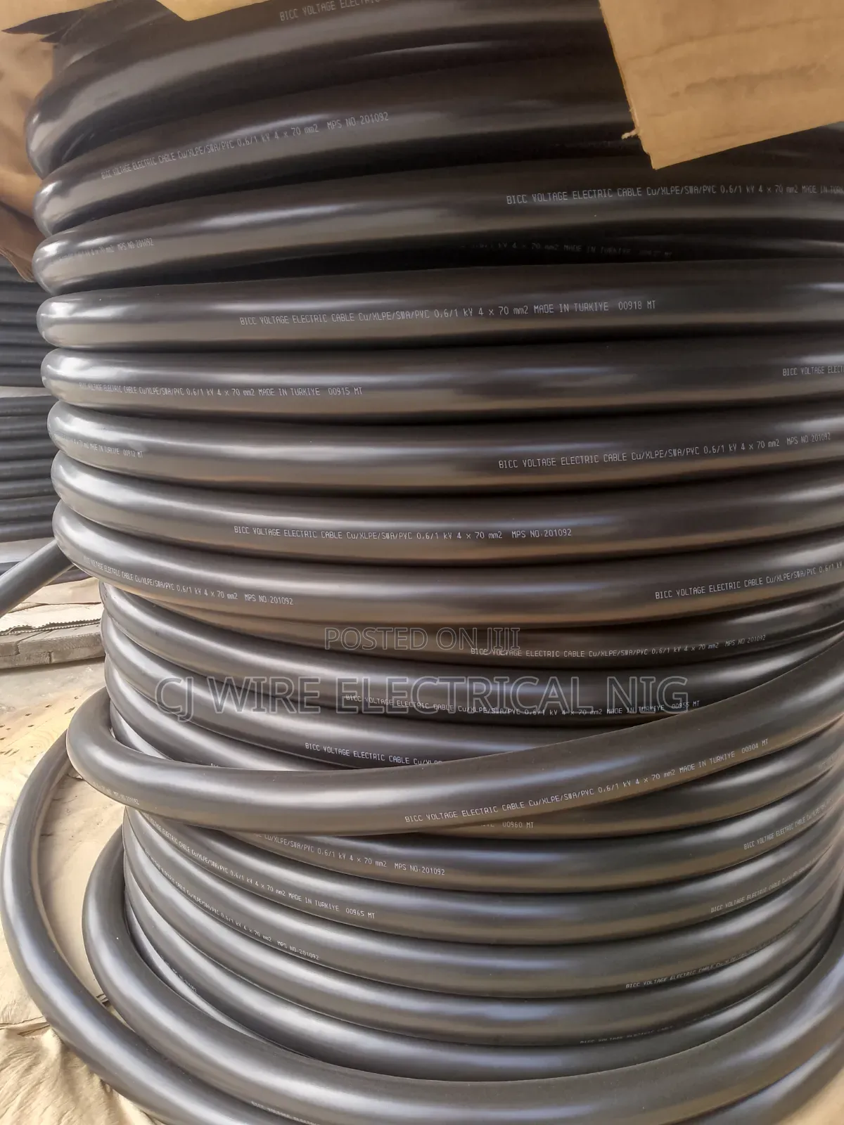 70mm 4core Armored Cable