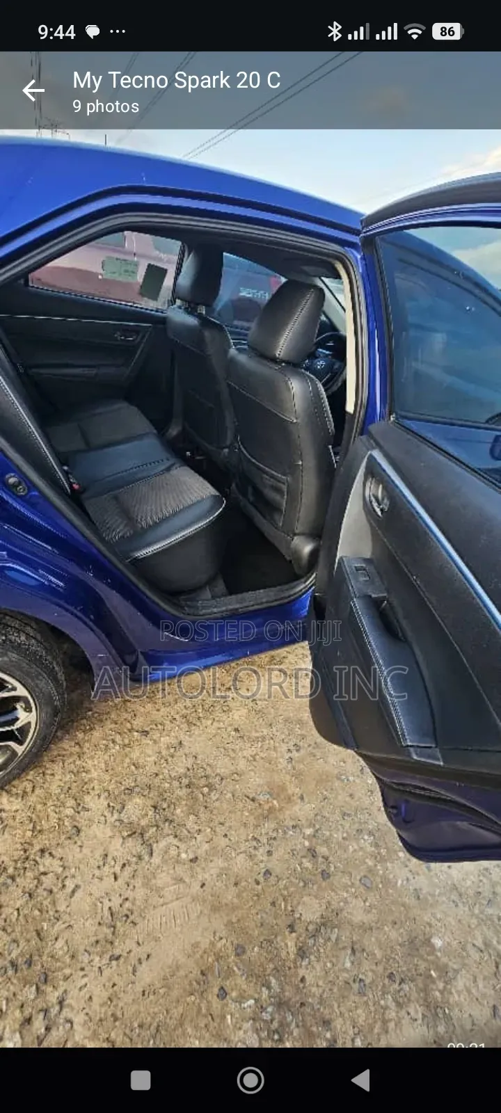 Toyota Corolla S 4dr Sedan (1.8L 4cyl CVT) 2014 Blue