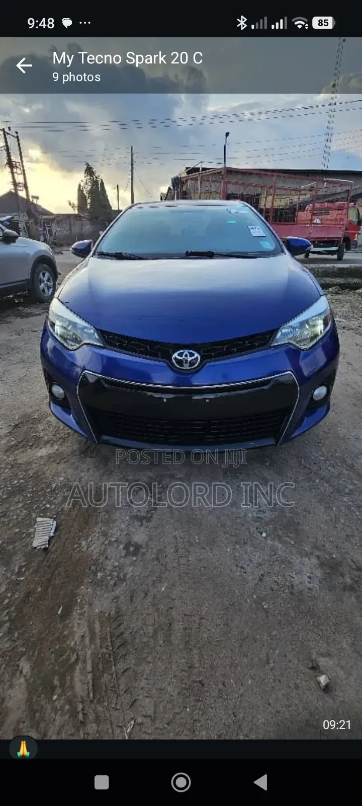 Toyota Corolla S 4dr Sedan (1.8L 4cyl CVT) 2014 Blue