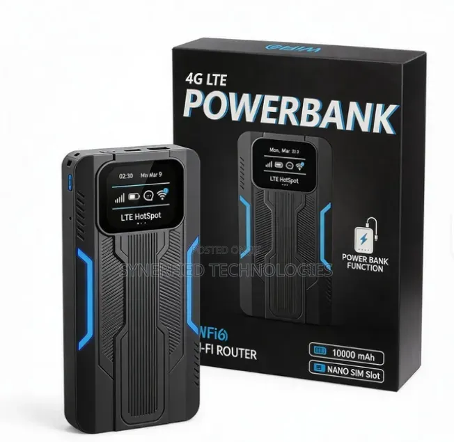 Portable Hotspot 4G WiFi6 MiFi Power Bank Router