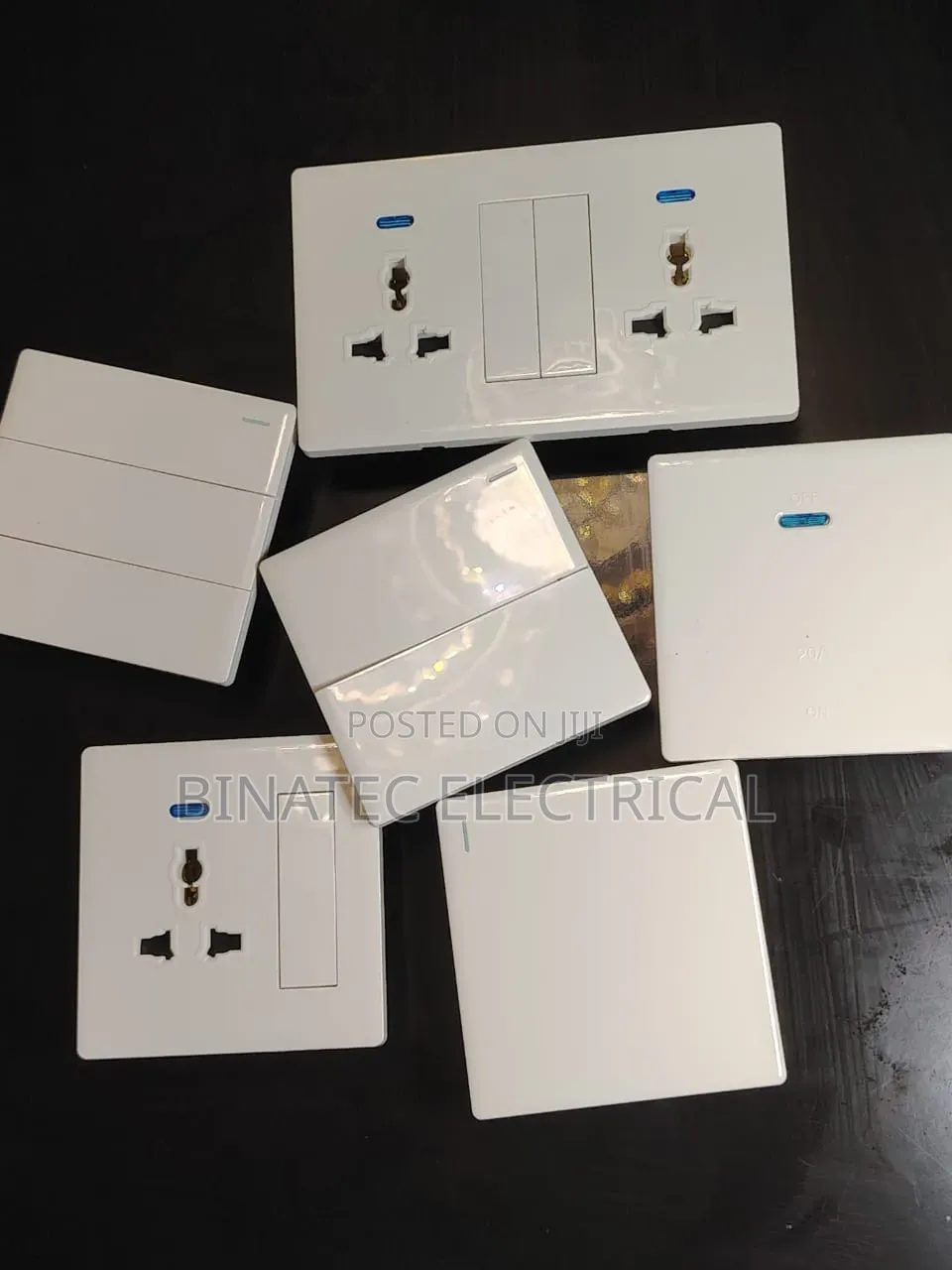 White Switches and Sockets