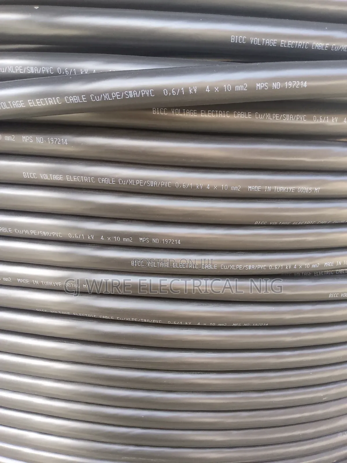 10mm 4core Armored Cable