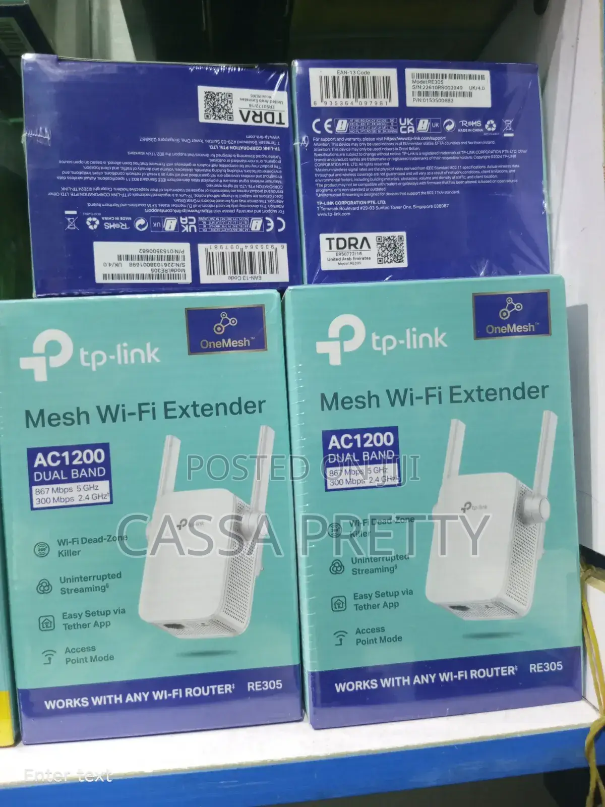 TP-Link Mesh Wi-Fi Extender - Model RE305.