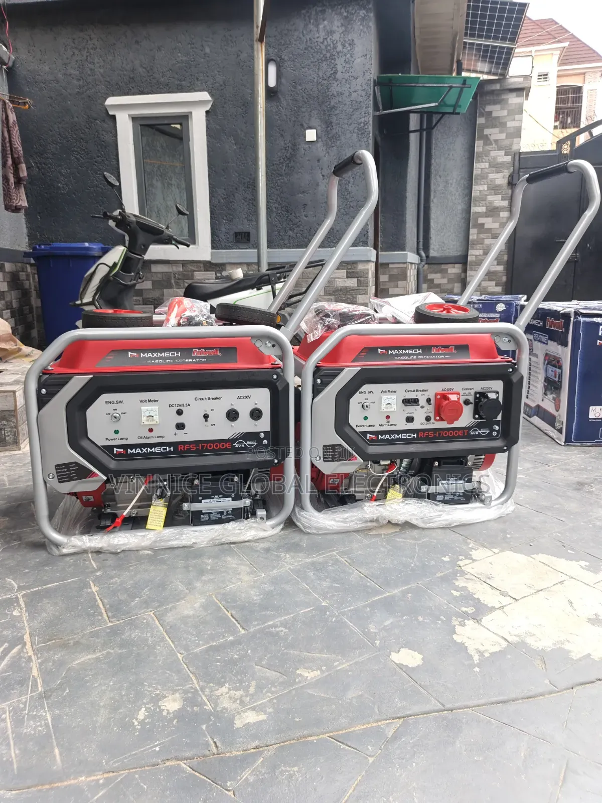 Brand New 15KVA Maxmech Generator 100% Pure Copper Coil 1 Year Warrant