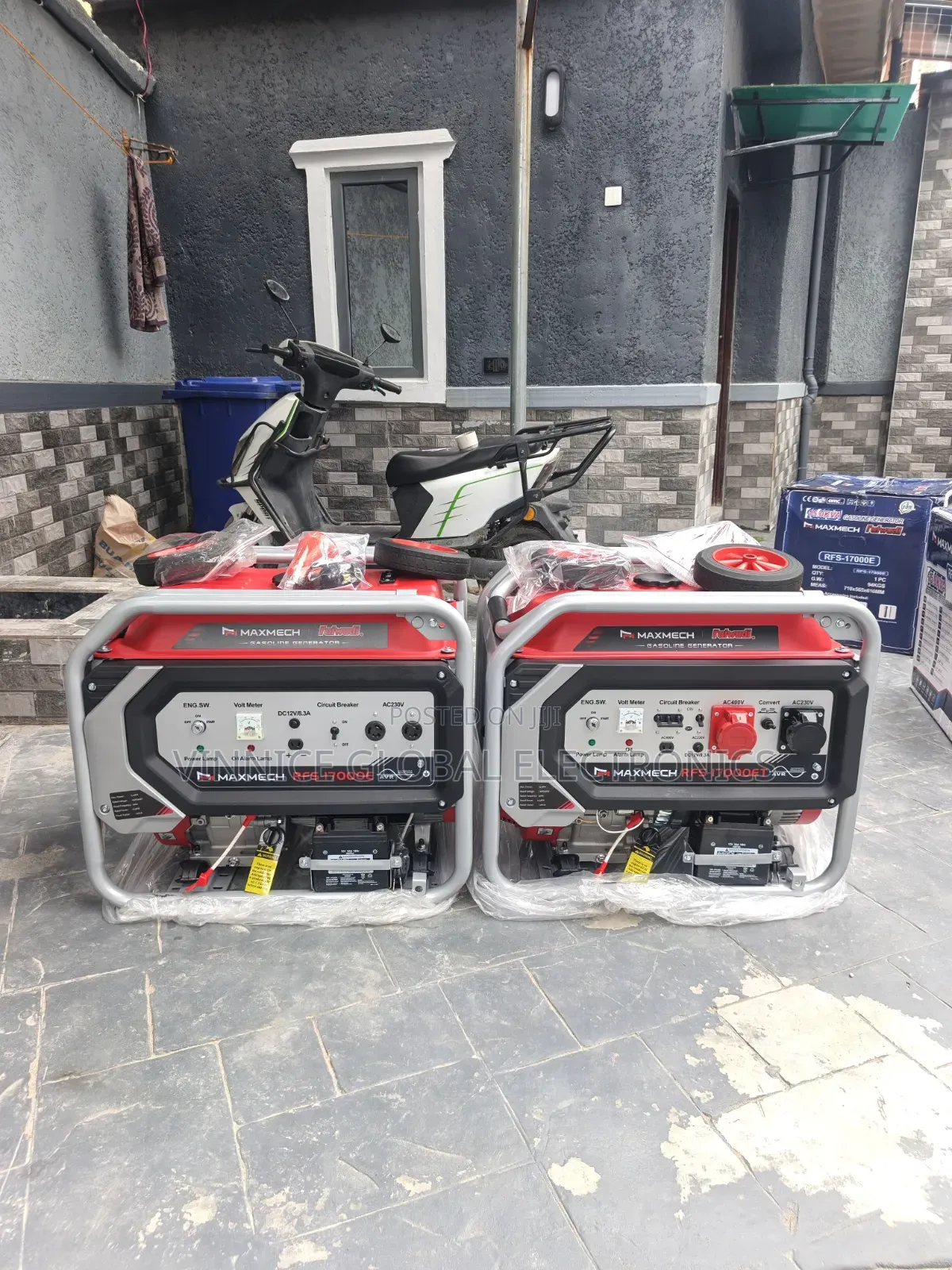 Brand New 15KVA Maxmech Generator 100% Pure Copper Coil 1 Year Warrant