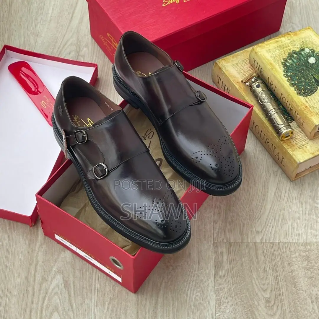 Stefano Luxury Monk Strap Shoes