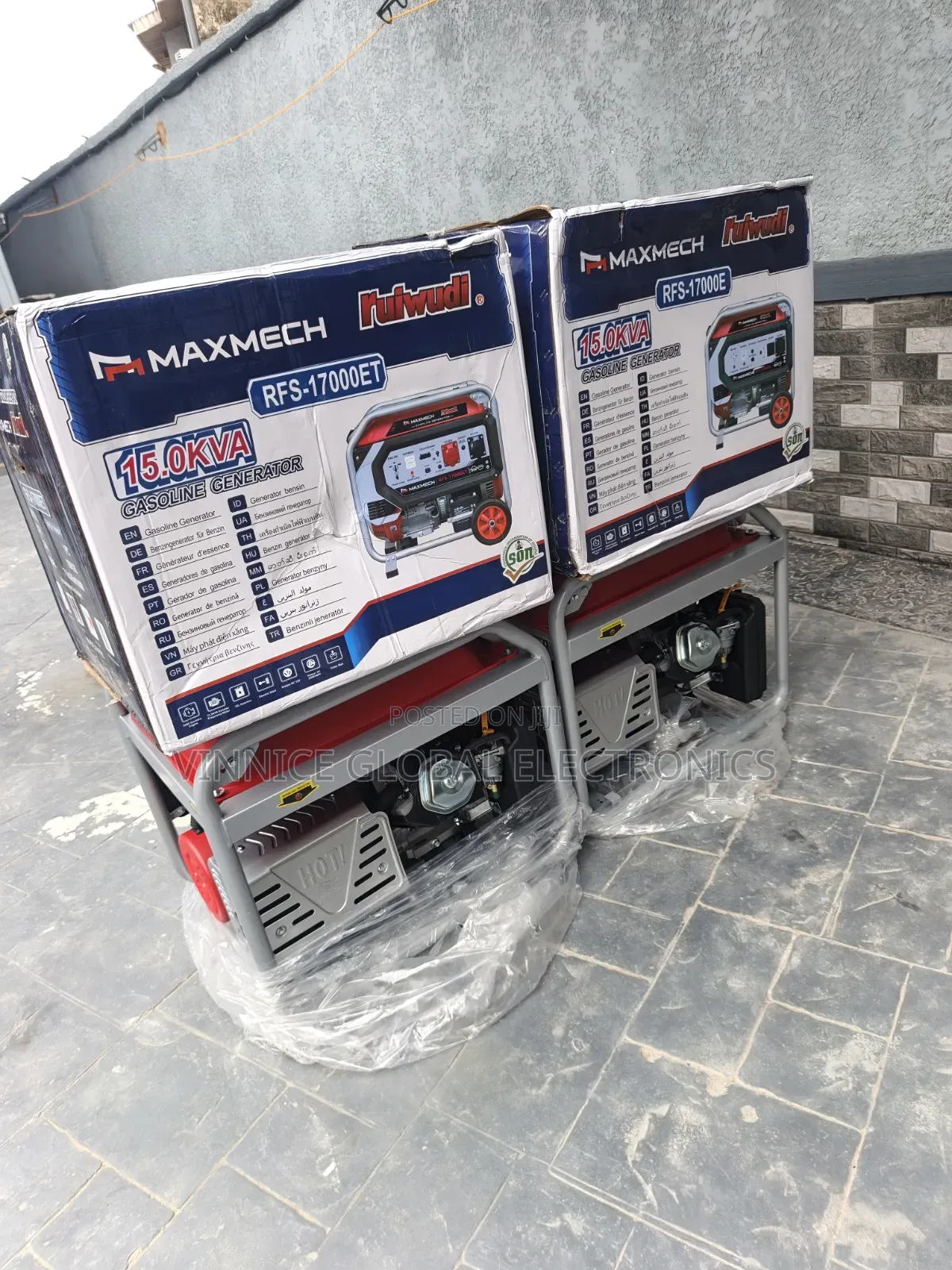 Brand New 15kva Three Phase Generator 100% Pure Copper Coil .