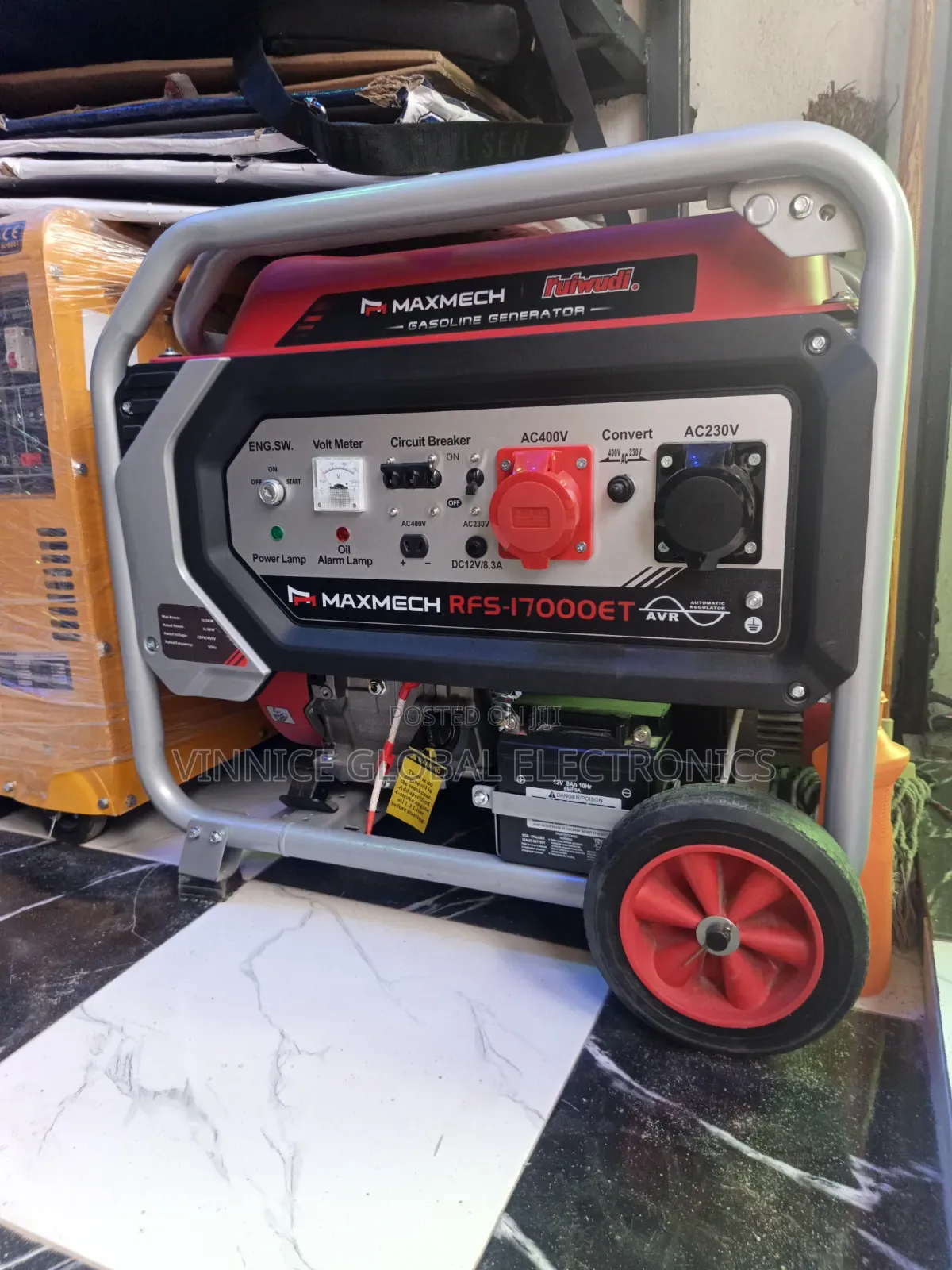 Three Phase Generator Maxmech 15kva 100% Pure Copper Coil