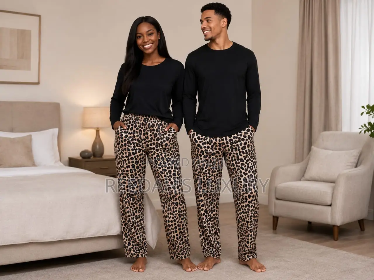 Matching Button Down Lounge Set