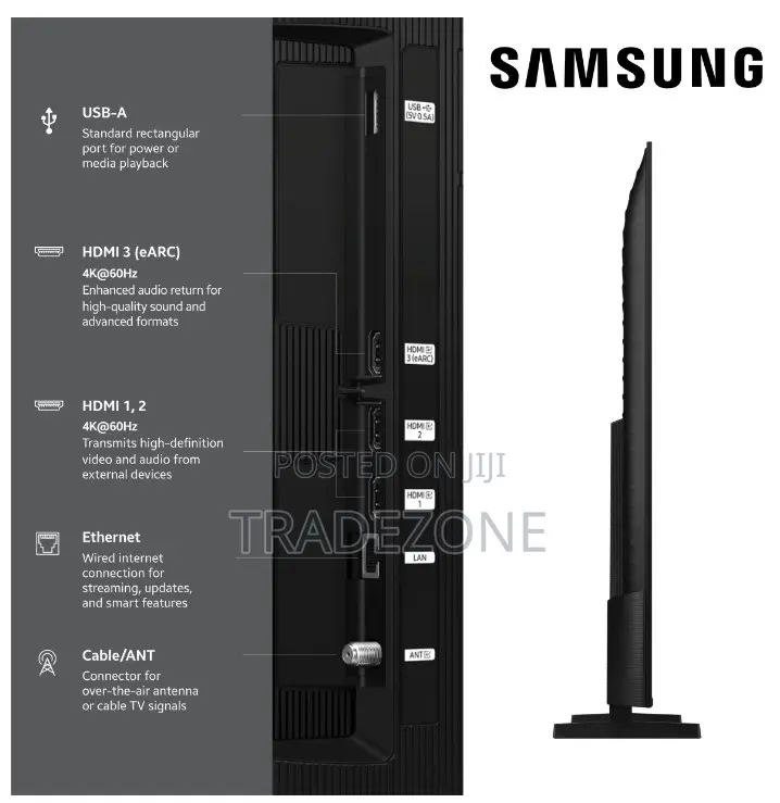 Samsung 50-Inch Q7f Qled 4k Vision Ai Smart TV Qa50q7faaumte