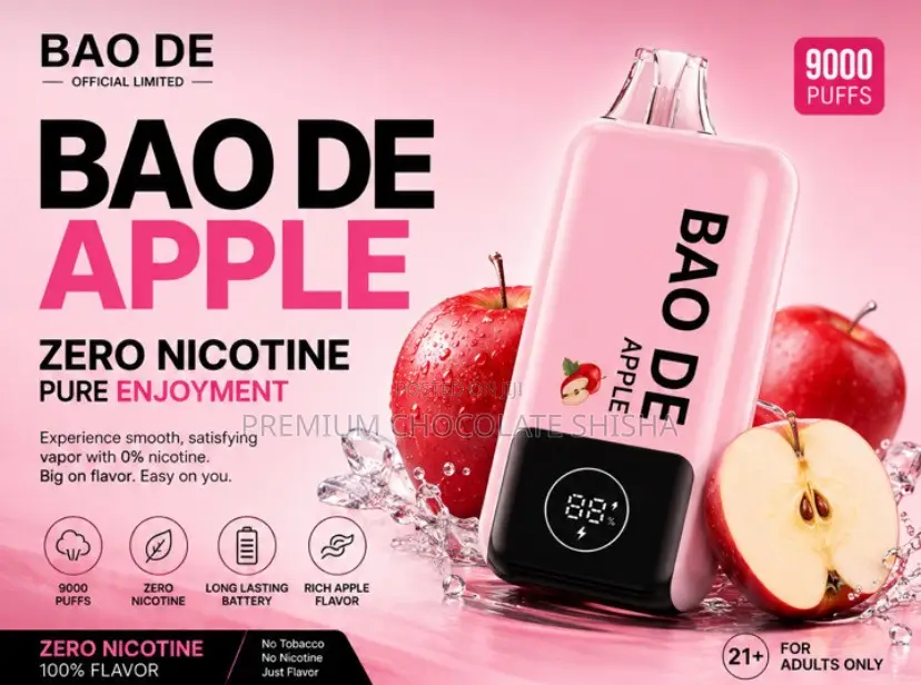 9,000 Puffs Zero Nicotine Vape