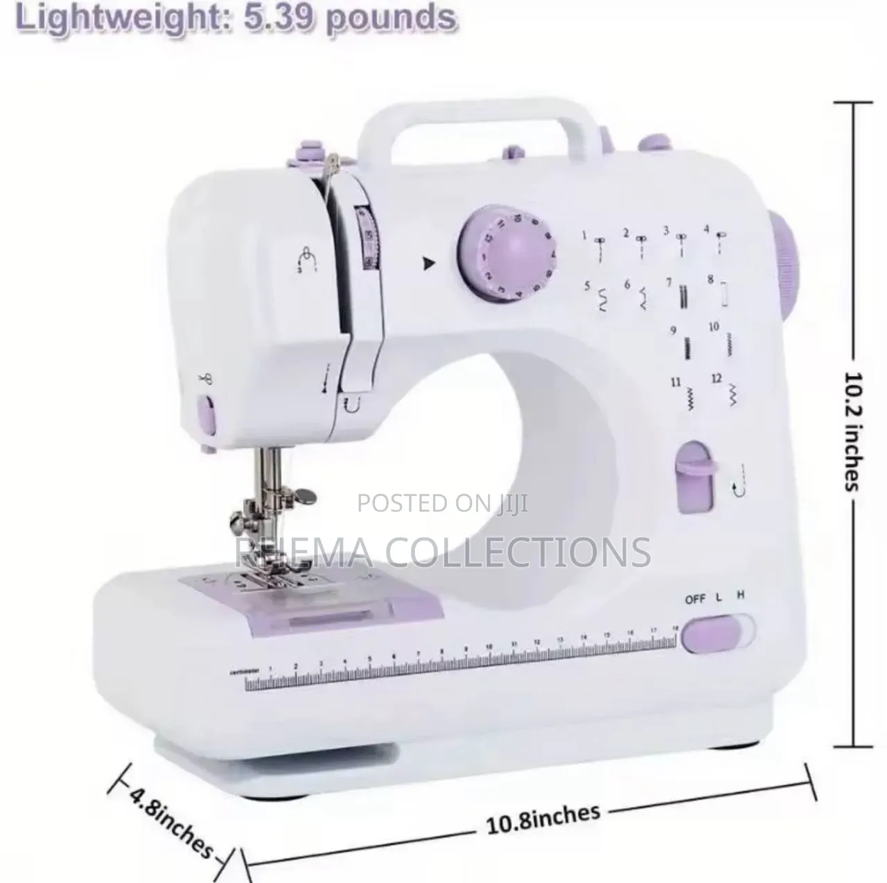 Multifunctional Battery-Operated Electric Sewing Machine