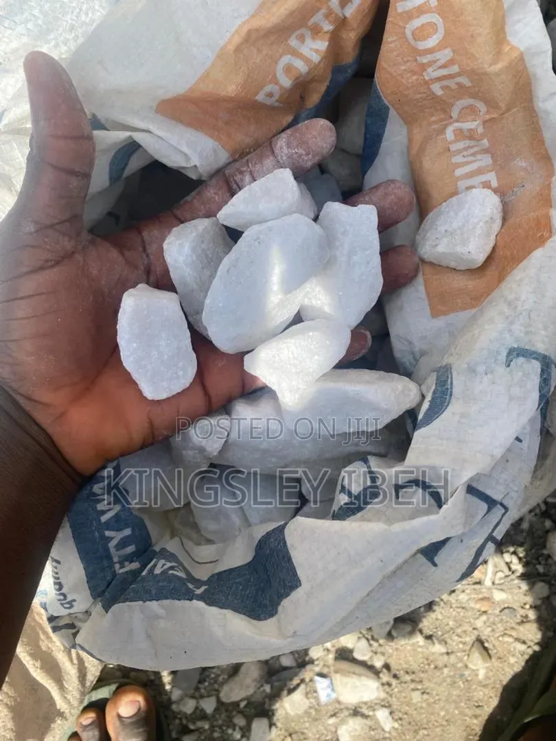 20 Kg  Bag of White Stone  and Any Stones