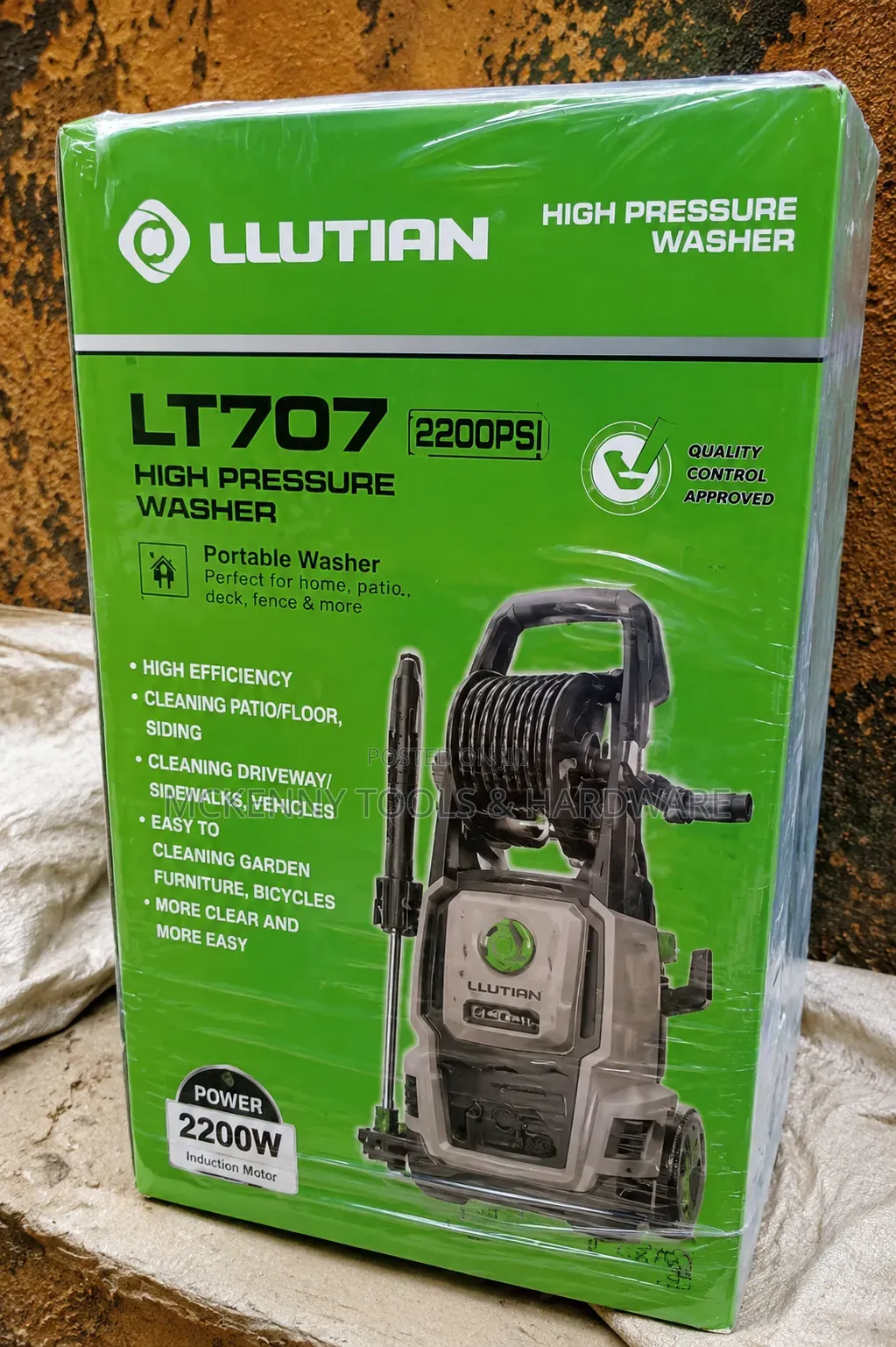 LLUTIAN LT707 2200W High Pressure Washer – 2200 PSI