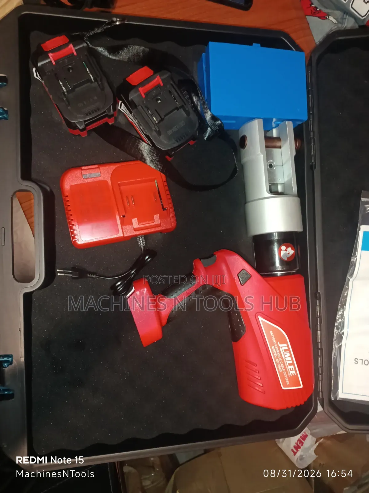 Jumlee EZ-500 Cordless Hydraulic Cable Crimper