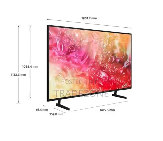 Samsung 85-Inch Du7000 Crystal Uhd 4k Smart TV Ua85du7000umte