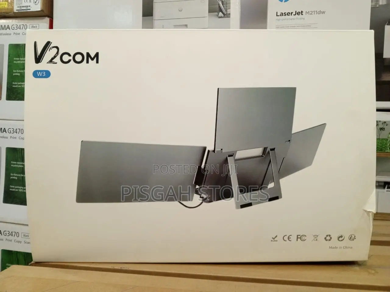V2com W3 15.6" Quad Screen Laptop Extender FHD USB-C Portable Monitor