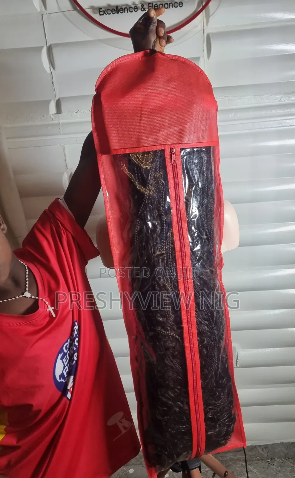 Long Wig Bag for Long Wigs