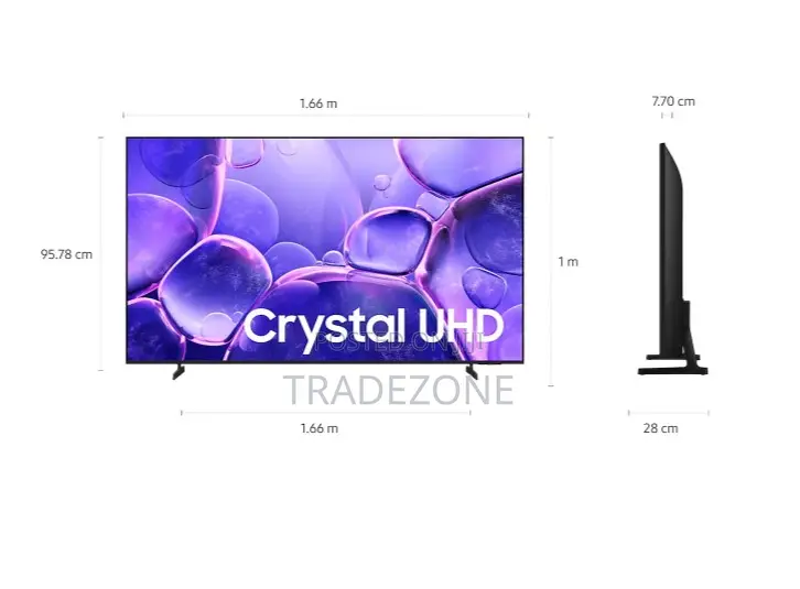 Samsung U8000f 75 Inch Ultra Hd 4k Smart Led TV Ua75u8000fumte