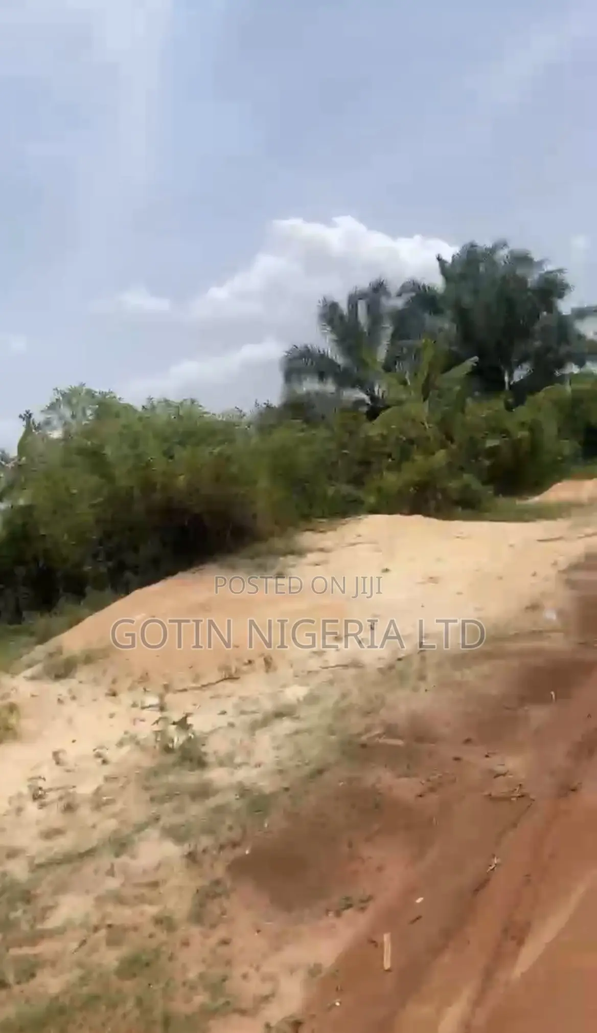 Distress Sale: 100×100ft Land With 3 Trips of Sand, After Ekiadolor