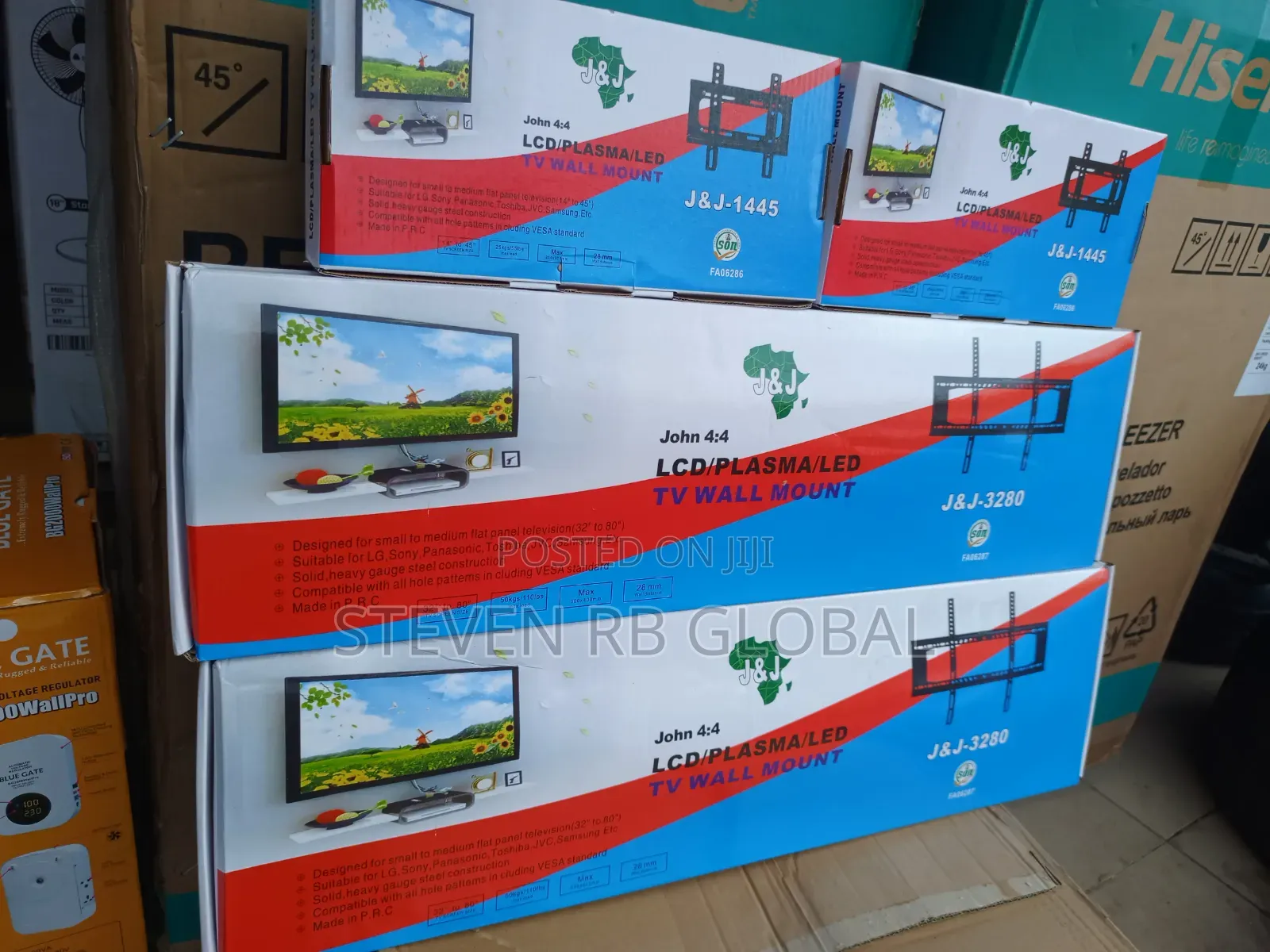 J&j LCD/Led TV Wall Mount | 32"–80"