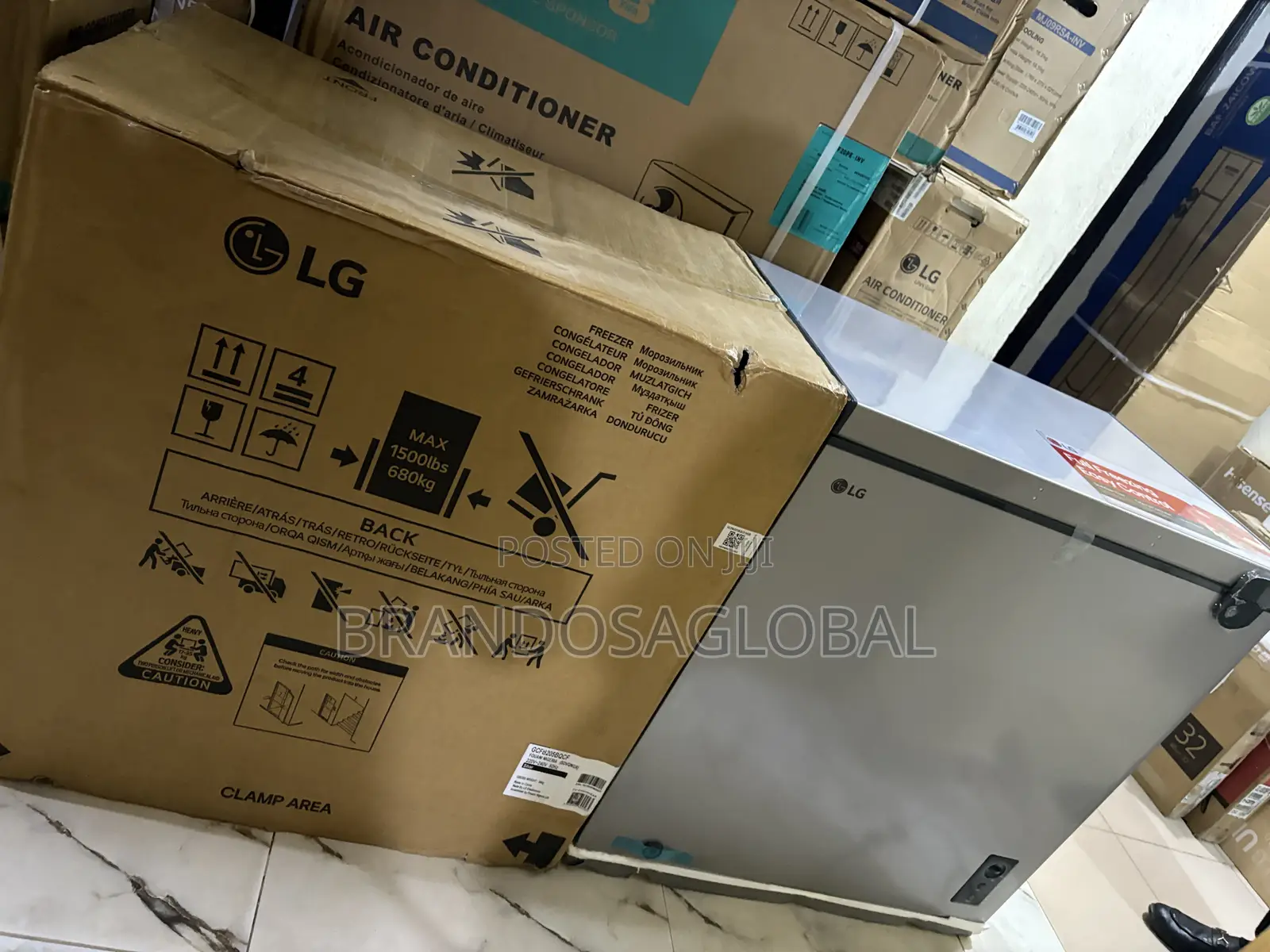 LG FRZ205BQCF 194L Deep Freezer – Fast Freezing