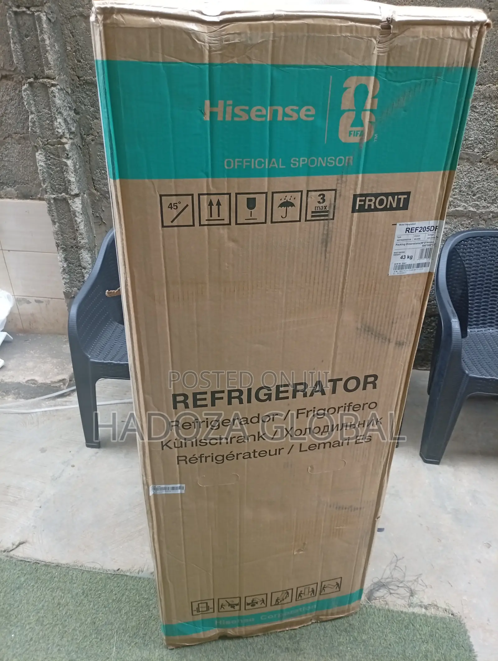 Hisense Double Door Refrigerator With Spacious Storage