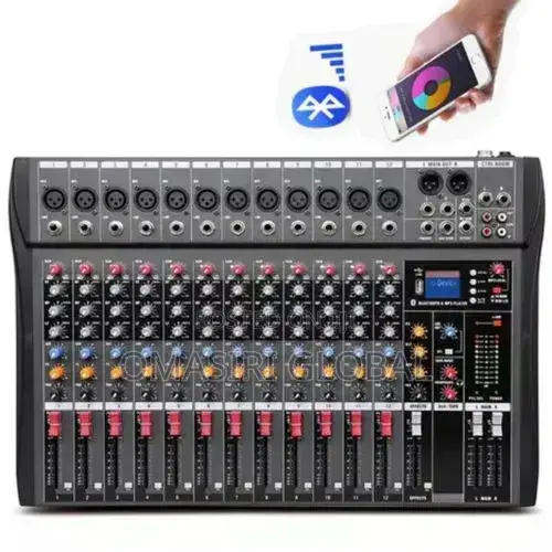 Yamaha 12 Channel Mixer With Bluetooth,.