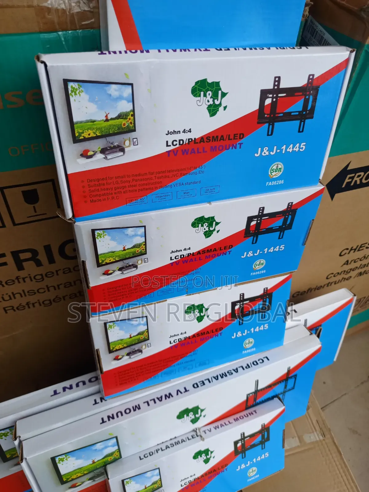 John 4:4 LCD/Plasma/Led TV Wall Mount 14"–45" TVS | J&j-1445