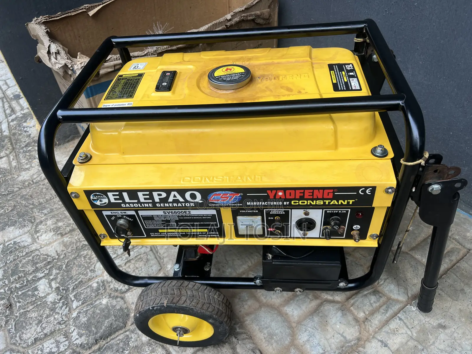 Elepaq 4.5kva Generator Kick and Start Working Fine