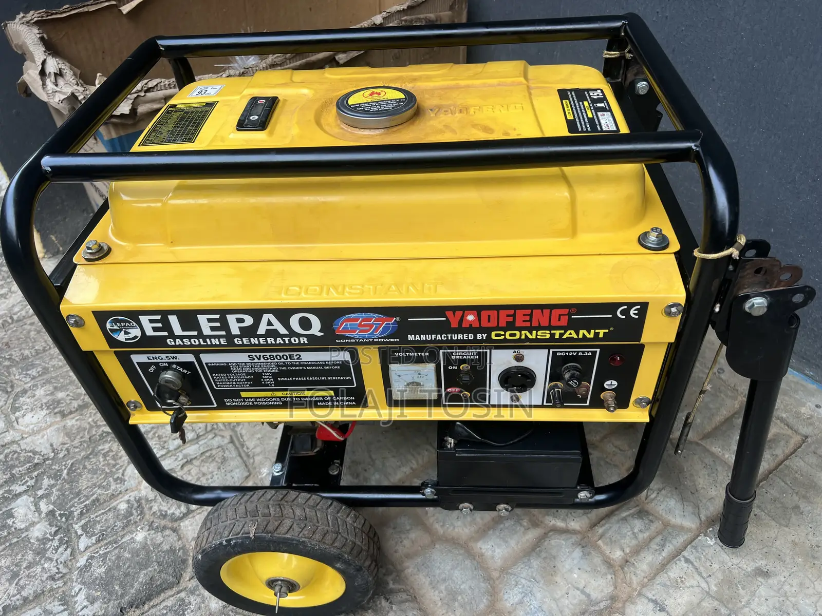 Elepaq 4.5kva Generator Kick and Start Working Fine