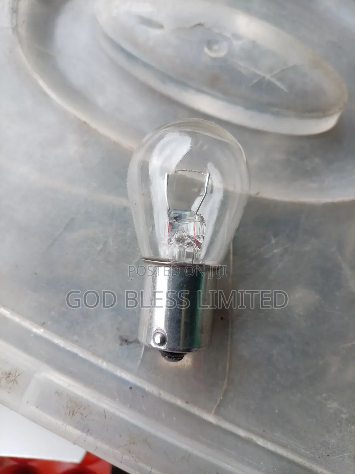 Amber 1 Point Round Bulb
