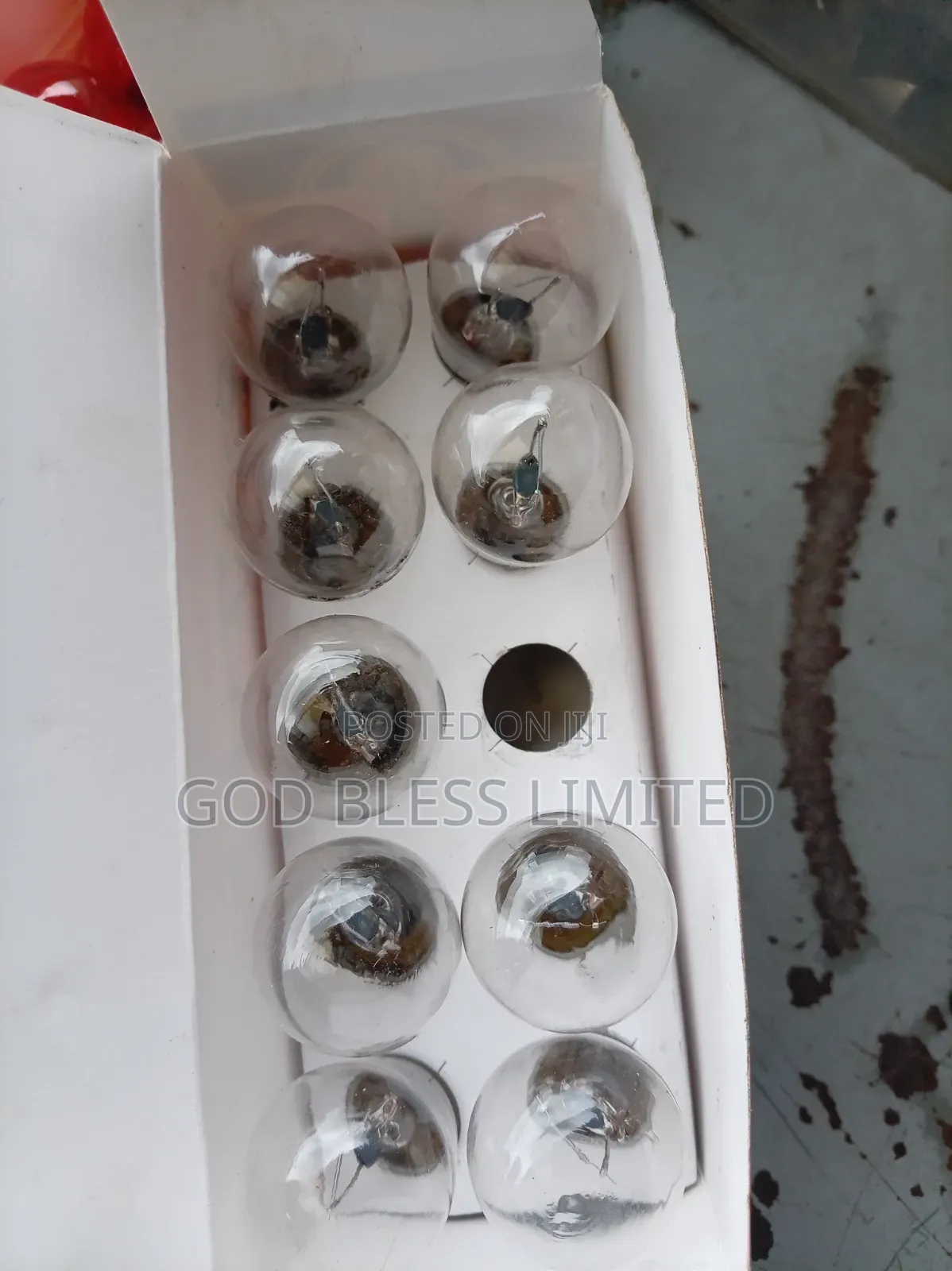 Amber 1 Point Round Bulb