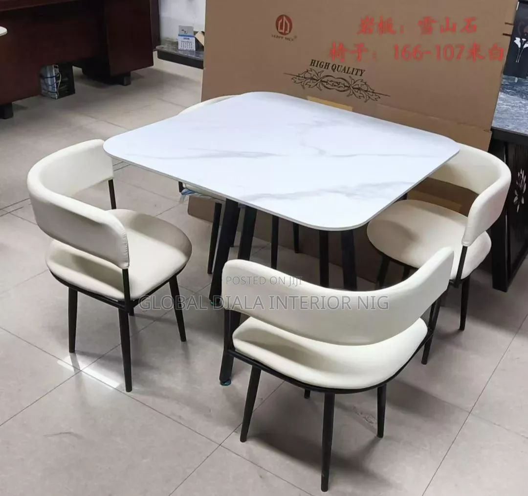 Modern Marble Dining Set by 4