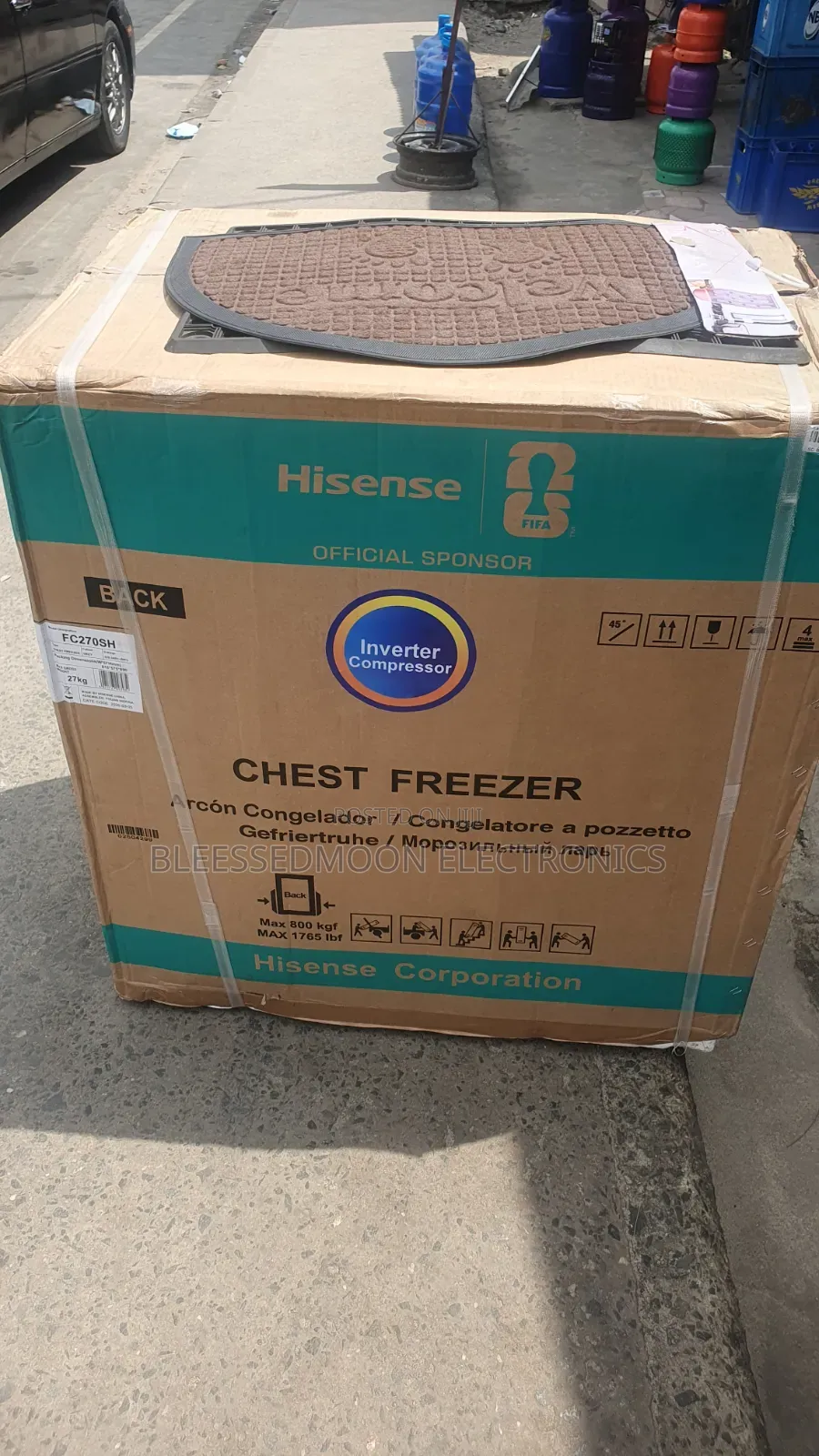 Hisense Inverter Chest Freezer 270liters With 10 Years Company Warrant