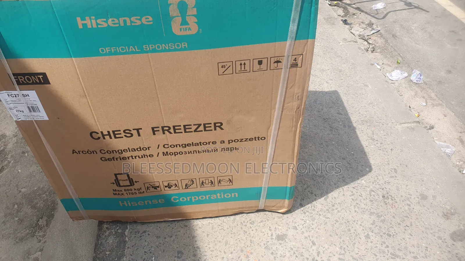 Hisense Inverter Chest Freezer 270liters With 10 Years Company Warrant
