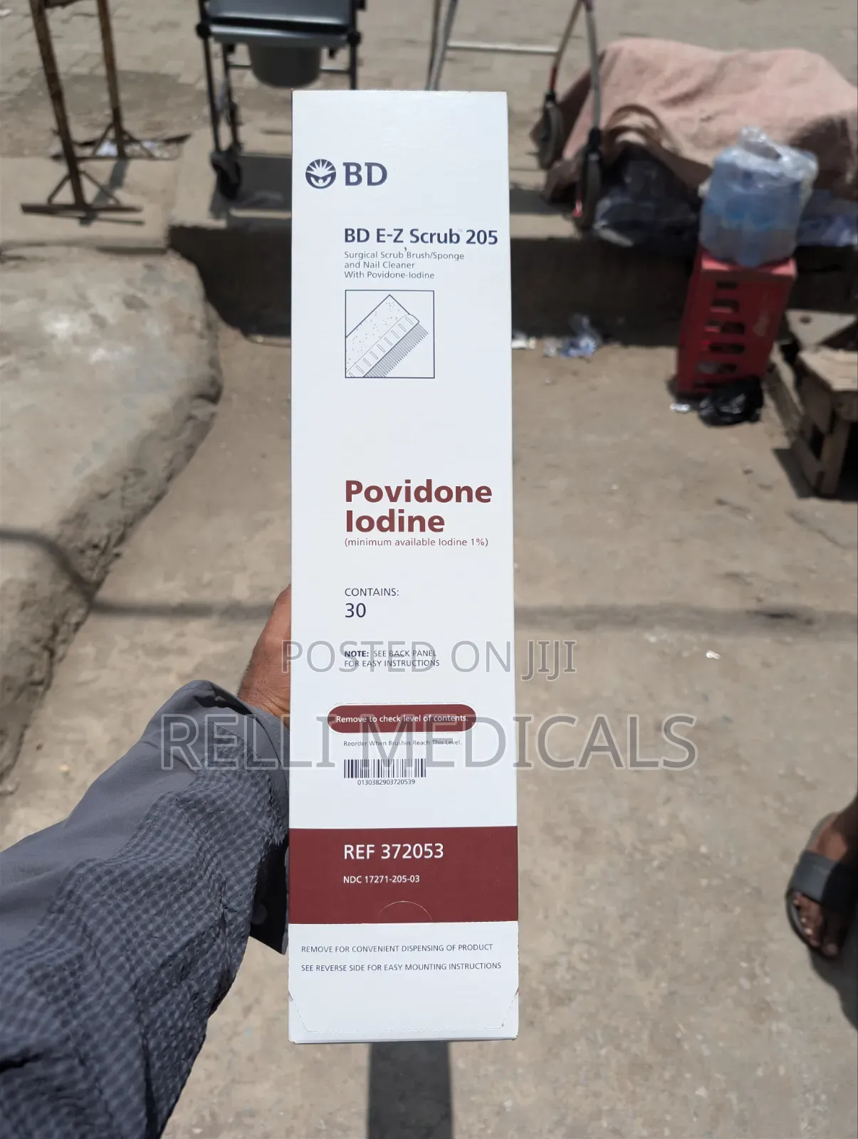 Surgical Scrub Brush Iodine/Chlorhexidine