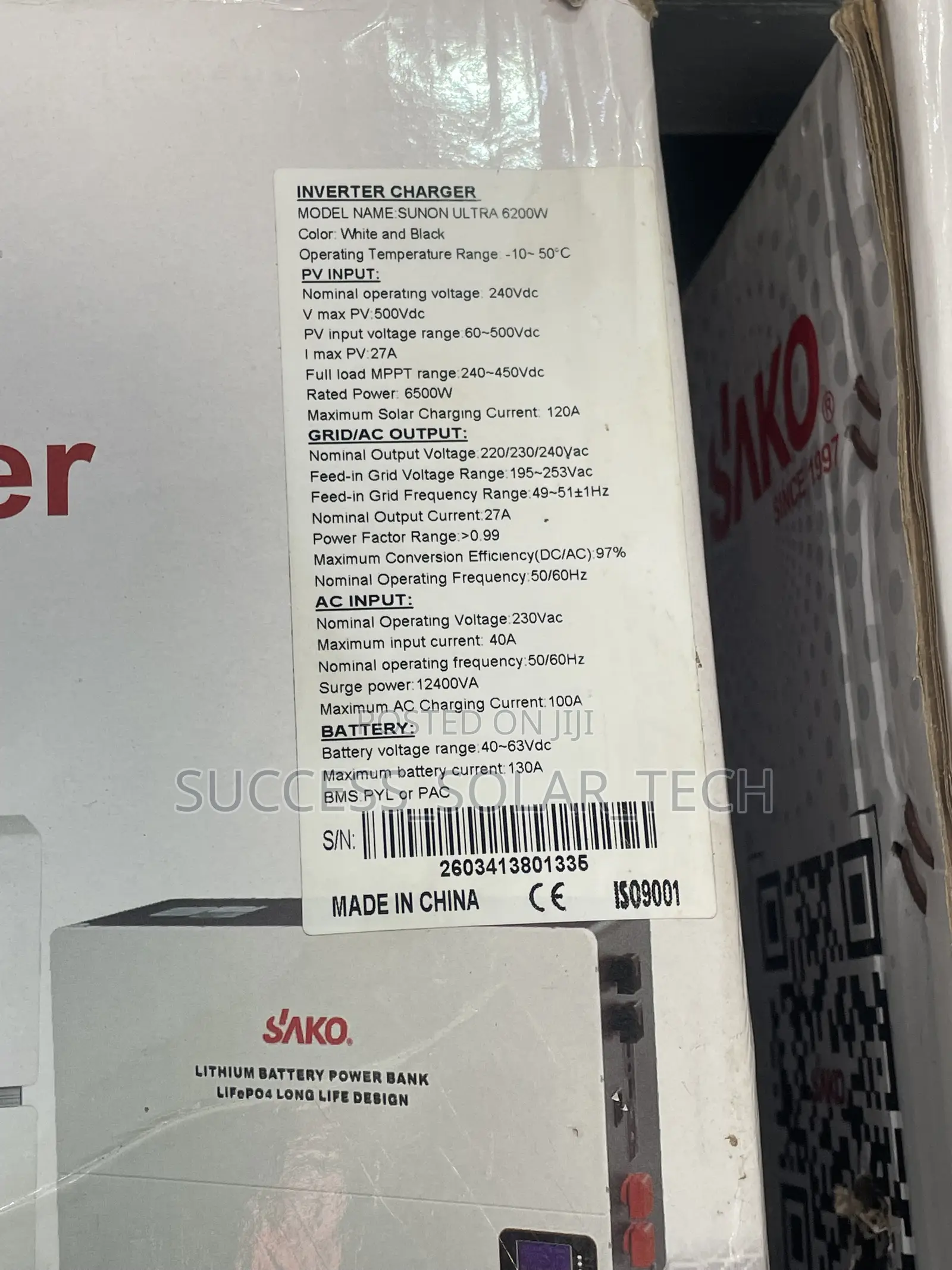 Sako 6.2kva Hybrid Inverter